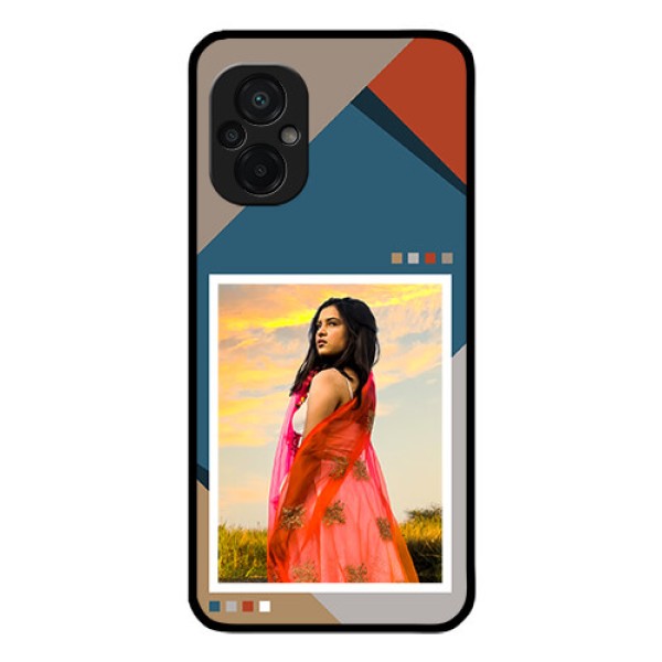 Poco M5 Personalized Glass Phone Case - Retro color pallet Design Poco M5 Personalized Glass Phone Case - Retro color pallet Design