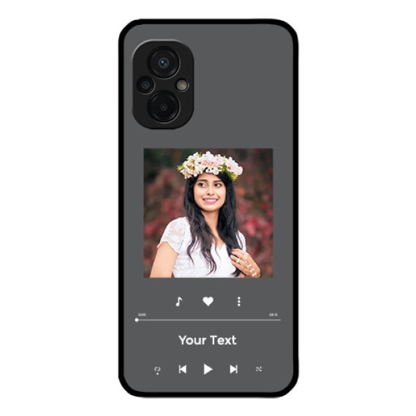 Poco M5 Custom Glass Mobile Case - Play The Music Design