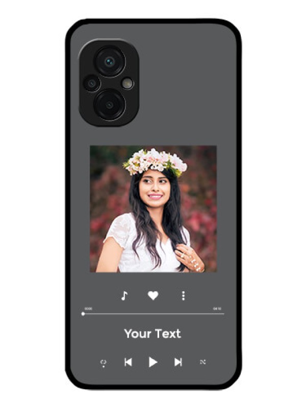 Custom Poco M5 Custom Glass Mobile Case - Play The Music Design