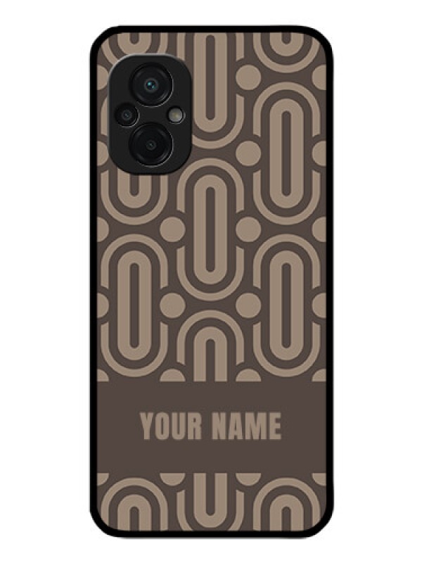 Custom Poco M5 Custom Glass Phone Case - Captivating Zero Pattern Design