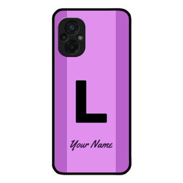 Poco M5 Custom Glass Phone Case - Tricolor custom text Design Poco M5 Custom Glass Phone Case - Tricolor custom text Design