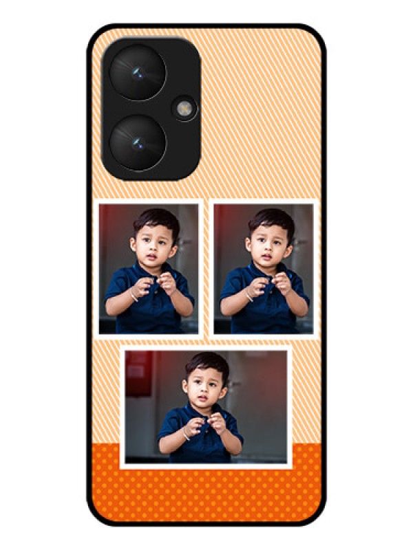 Custom Poco M6 5G Custom Glass Phone Case - Bulk Photos Upload Design