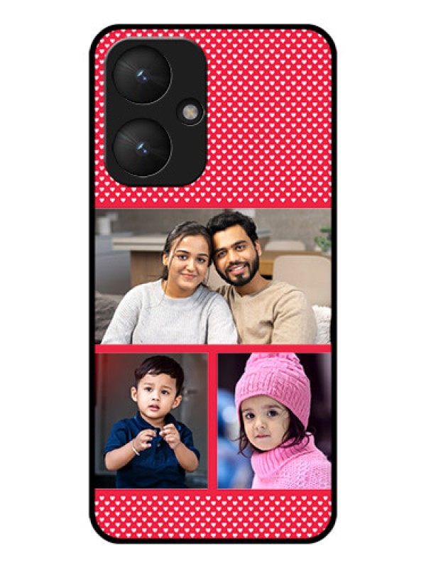 Custom Poco M6 5G Custom Glass Phone Case - Bulk Photo Upload Design