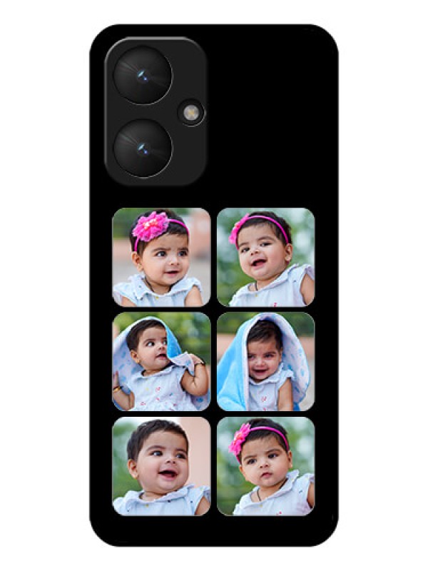 Custom Poco M6 5G Custom Glass Phone Case - Multiple Pictures Design