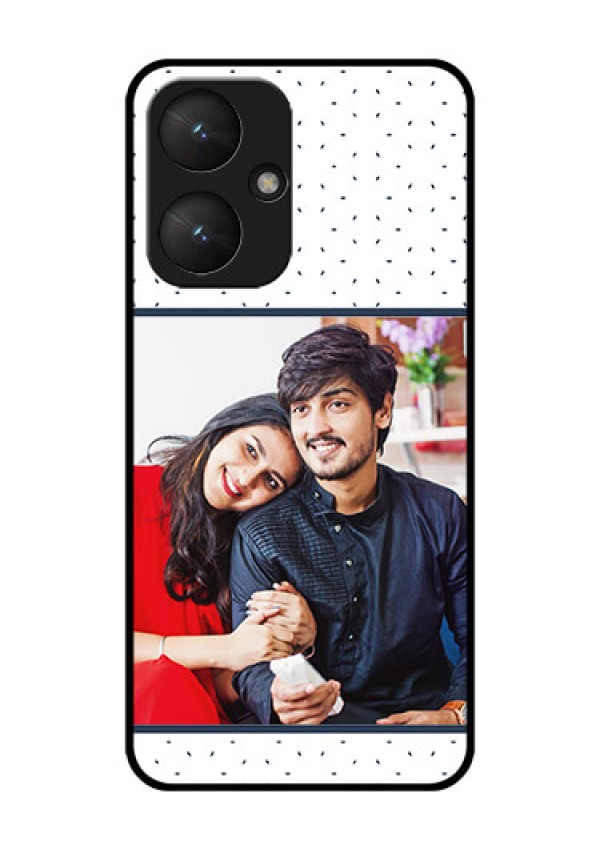 Poco M6 5G Custom Glass Phone Case - Premium Dot Design