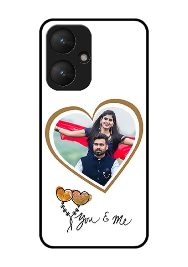 Poco M6 5G Custom Glass Phone Case - You & Me Design