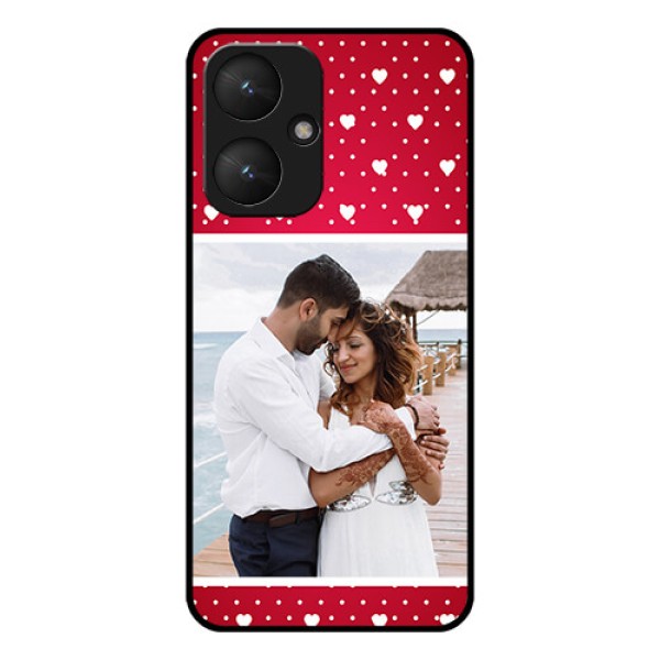 Poco M6 5G Custom Glass Phone Case - Hearts Mobile Case Design Poco M6 5G Custom Glass Phone Case - Hearts Mobile Case Design