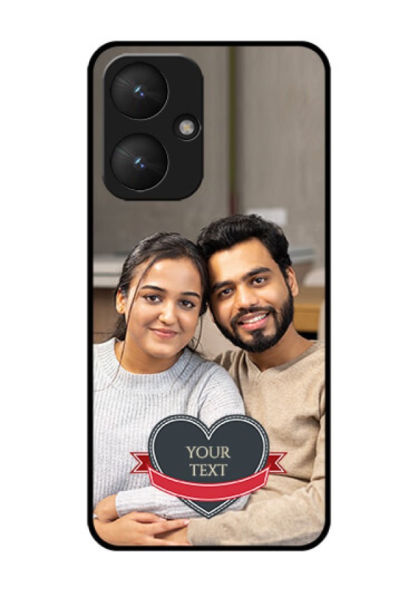 Poco M6 5G Custom Glass Phone Case - Just Married Couple Design