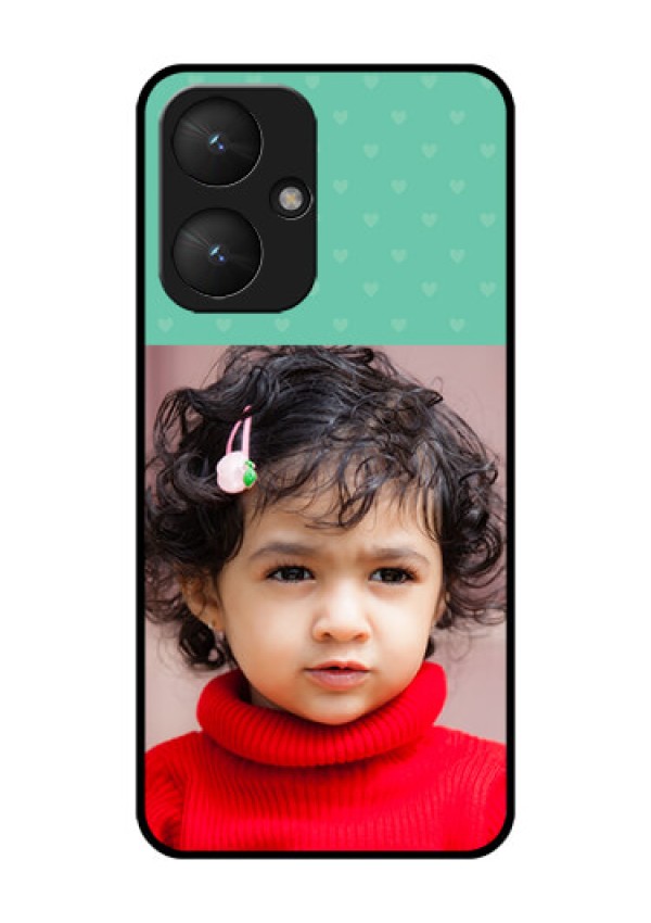 Poco M6 5G Custom Glass Phone Case - Lovers Picture Design