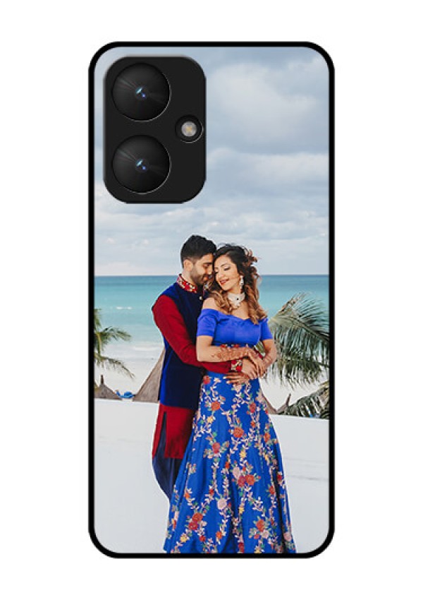 Poco M6 5G Custom Glass Phone Case - Upload Full Picture Design
