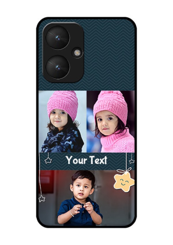 Poco M6 5G Custom Glass Phone Case - Hanging Stars Design
