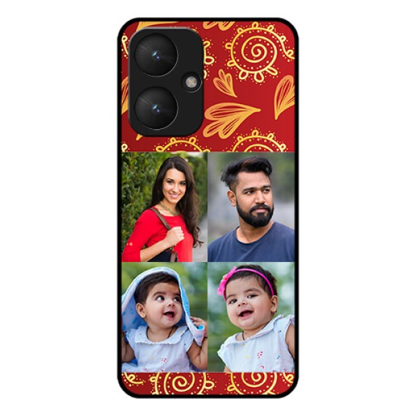 Poco M6 5G Custom Glass Phone Case - 4 Image Traditional Design Poco M6 5G Custom Glass Phone Case - 4 Image Traditional Design