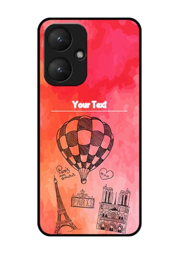 Poco M6 5G Custom Glass Phone Case - Paris Theme Design