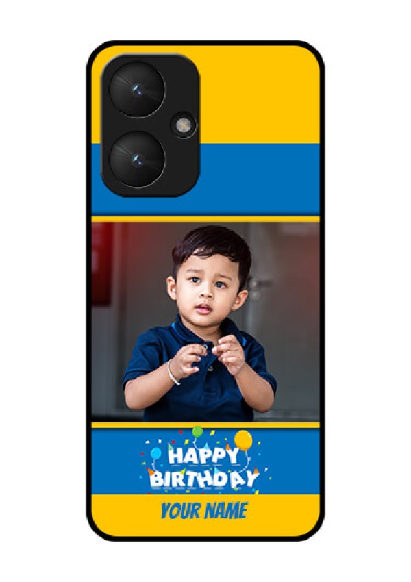 Poco M6 5G Custom Glass Phone Case - Birthday Wishes Design