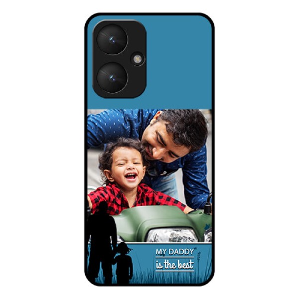 Poco M6 5G Custom Glass Phone Case - Best Dad Design