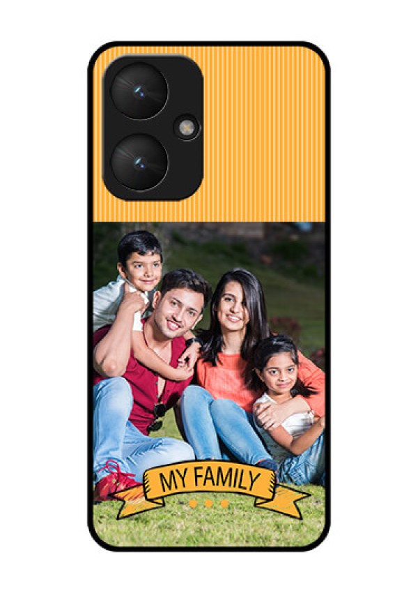 Poco M6 5G Custom Glass Phone Case - My Family Design