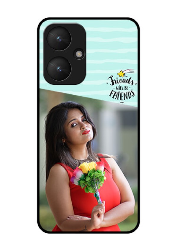 Poco M6 5G Custom Glass Phone Case - Friends Picture Icon Design
