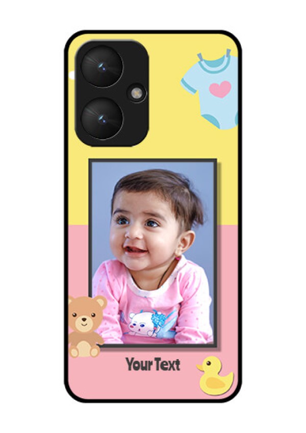 Poco M6 5G Custom Glass Phone Case - Kids 2 Color Design