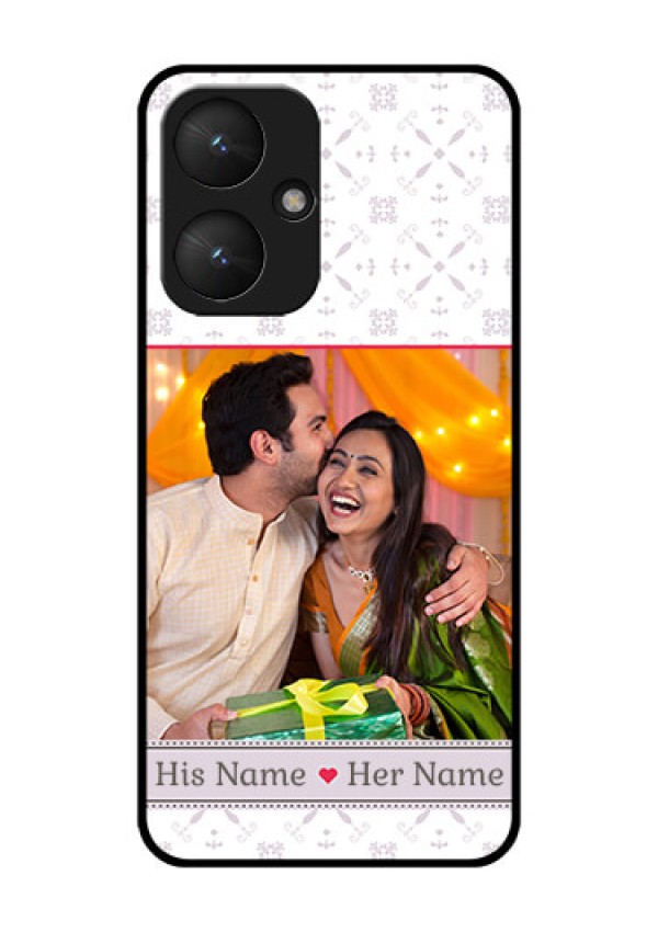 Poco M6 5G Custom Glass Phone Case - With Photo And Ethnic Design