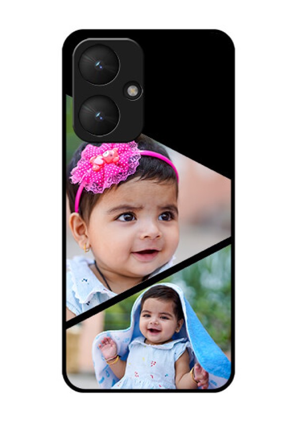 Poco M6 5G Custom Glass Phone Case - Semi Cut Design