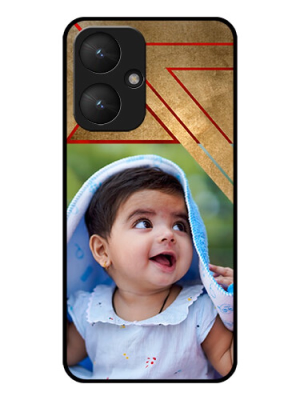 Custom Poco M6 5G Custom Glass Phone Case - Gradient Abstract Texture Design