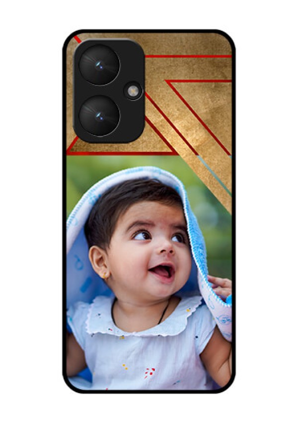Poco M6 5G Custom Glass Phone Case - Gradient Abstract Texture Design