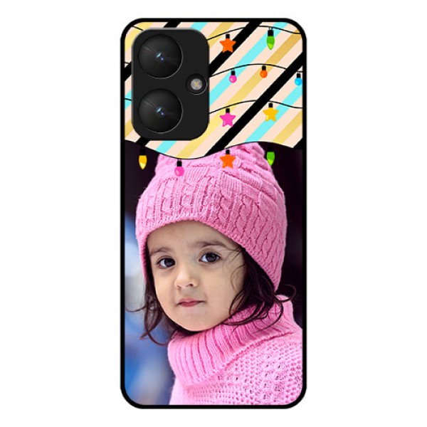 Poco M6 5G Custom Glass Phone Case - Lights Hanging Design