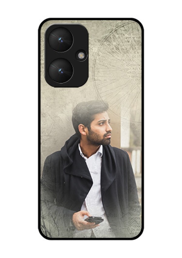 Poco M6 5G Custom Glass Phone Case - With Vintage Design