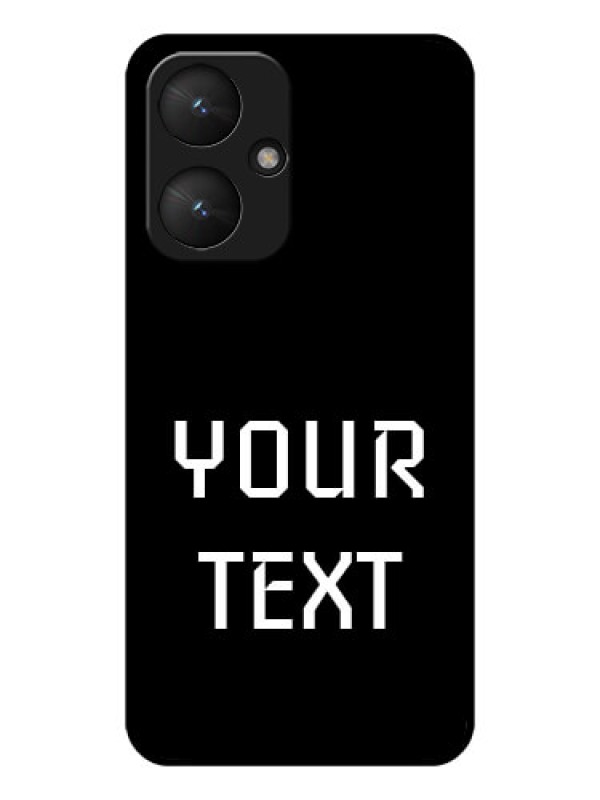 Custom Poco M6 5G Custom Glass Phone Case - Your Name Design
