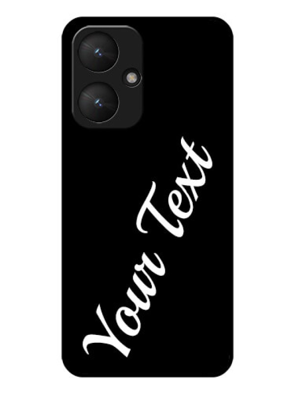 Custom Poco M6 5G Custom Glass Phone Case - With Your Name Design