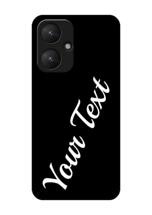 Poco M6 5G Custom Glass Phone Case - With Your Name Design