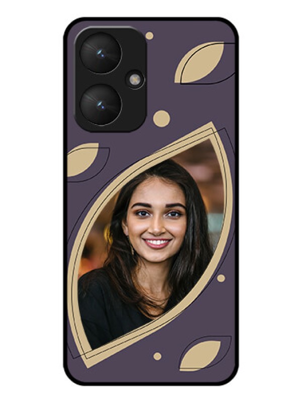Custom Poco M6 5G Custom Glass Phone Case - Falling Leaf Design