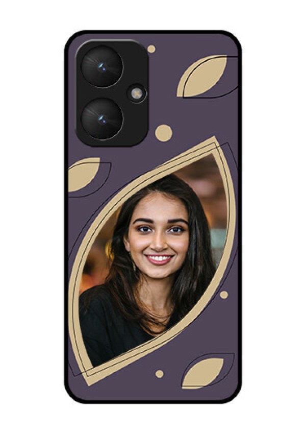 Poco M6 5G Custom Glass Phone Case - Falling Leaf Design