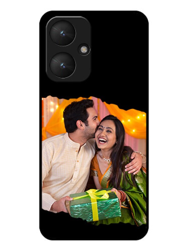 Custom Poco M6 5G Custom Glass Phone Case - Tear - Off Design
