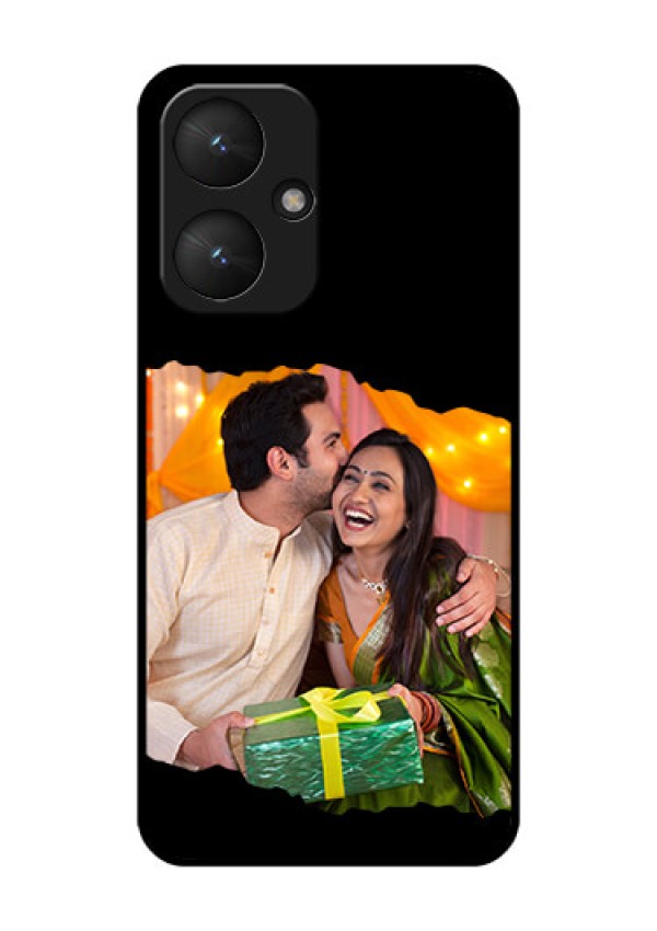 Poco M6 5G Custom Glass Phone Case - Tear - Off Design