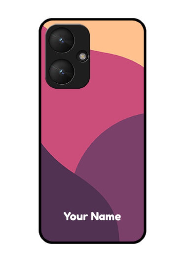 Poco M6 5G Custom Glass Phone Case - Mixed Multi - Colour Abstract Art Design