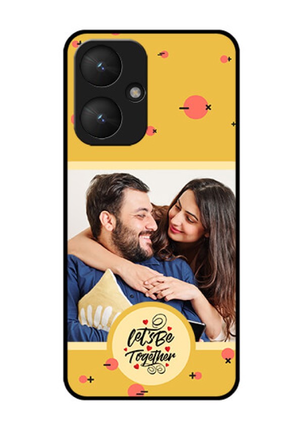 Poco M6 5G Custom Glass Phone Case - Lets Be Together Design