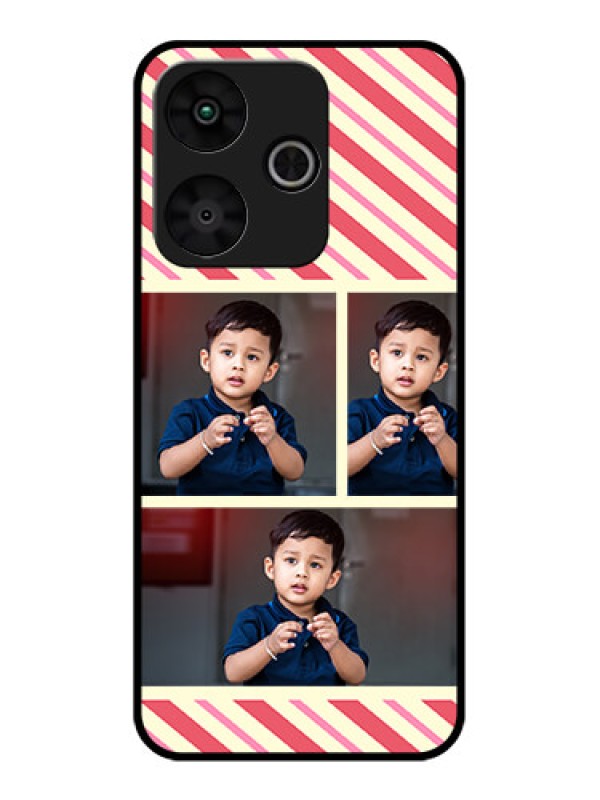 Custom Poco M6 Plus 5G Custom Glass Phone Case - Picture Upload Mobile Case Design