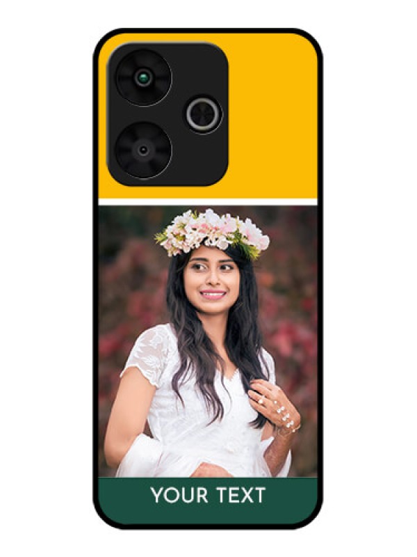 Custom Poco M6 Plus 5G Custom Glass Phone Case - Love You Design