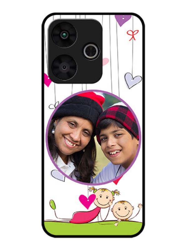 Custom Poco M6 Plus 5G Custom Glass Phone Case - Cute Kids Phone Case Design