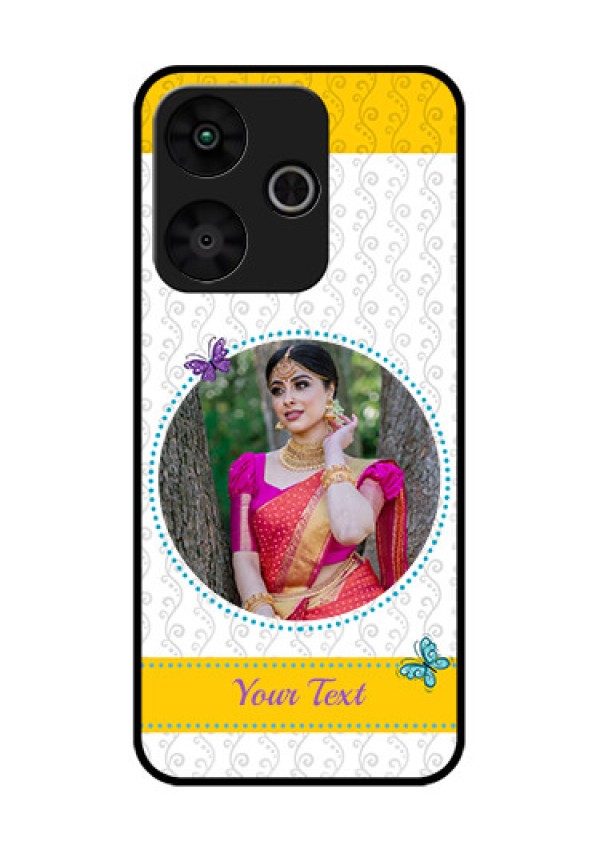 Poco M6 Plus 5G Custom Glass Phone Case - Girls Premium Case Design