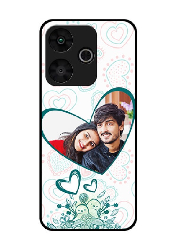 Poco M6 Plus 5G Custom Glass Phone Case - Premium Couple Design