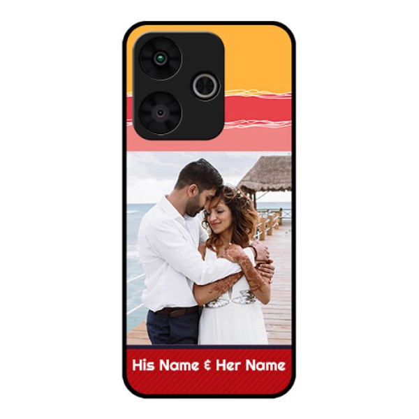 Poco M6 Plus 5G Custom Glass Phone Case - Colorful Case Design
