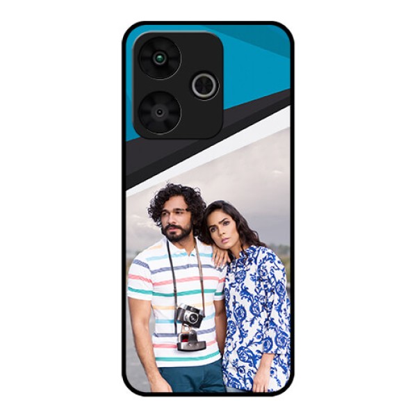 Poco M6 Plus 5G Custom Glass Phone Case - Simple Pattern Photo Upload Design Poco M6 Plus 5G Custom Glass Phone Case - Simple Pattern Photo Upload Design