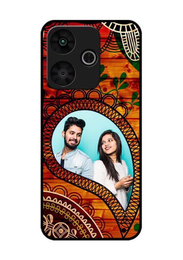 Poco M6 Plus 5G Custom Glass Phone Case - Abstract Colorful Design