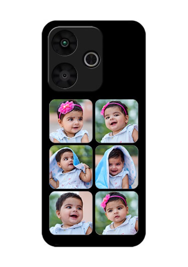 Poco M6 Plus 5G Custom Glass Phone Case - Multiple Pictures Design