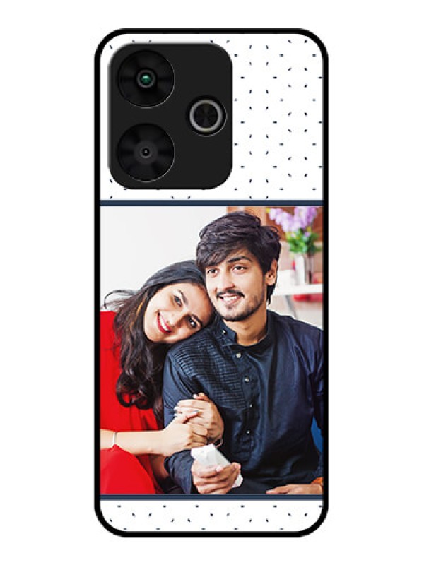 Custom Poco M6 Plus 5G Custom Glass Phone Case - Premium Dot Design