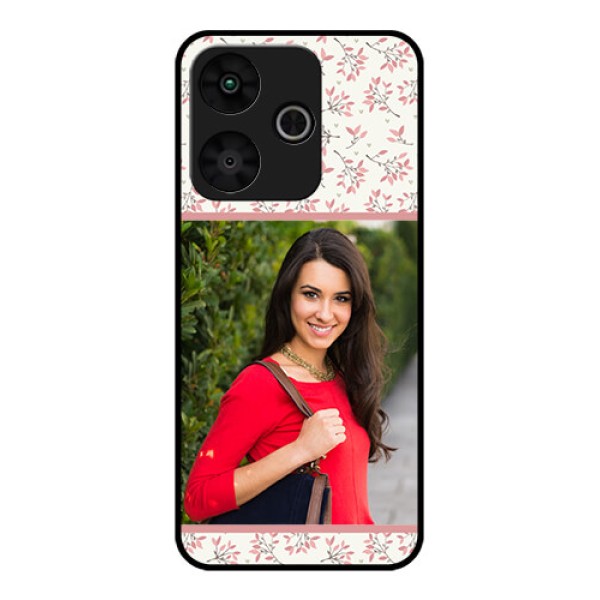 Poco M6 Plus 5G Custom Glass Phone Case - Stunning Floral Design