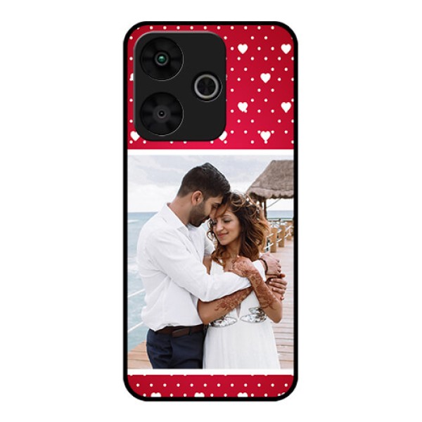 Poco M6 Plus 5G Custom Glass Phone Case - Hearts Mobile Case Design Poco M6 Plus 5G Custom Glass Phone Case - Hearts Mobile Case Design