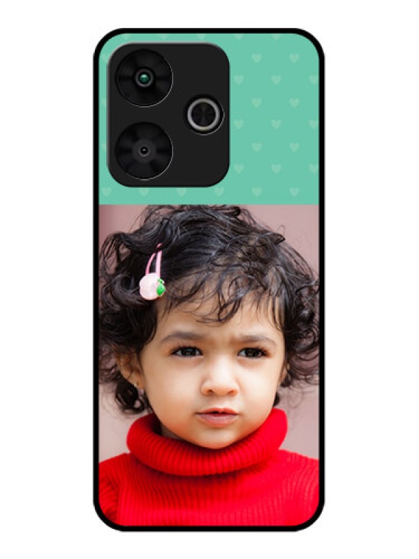 Custom Poco M6 Plus 5G Custom Glass Phone Case - Lovers Picture Design